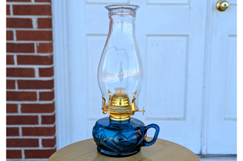 Blue Oil Lamp