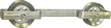Ben-Mor heavy metal clothesline spacer — 10 inch height 2 inch wide all-metal construction heavy duty